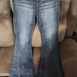 AE woman's boho artist jeans